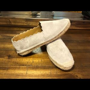 Chloè Lauren Scalloped Espadrille Flat